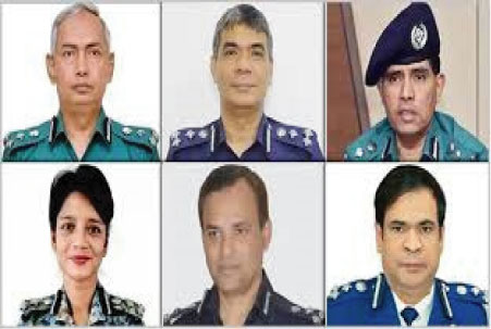 পুলিশের ২৪ কর্মকর্তার বদলি : ১৩ জনকে বাধ্যতামূলক অবসর