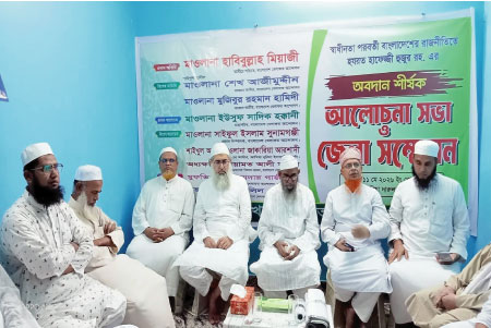 হাফেজ্জী হুজুর ছিলেন মুসলমানদের আধ্যাত্মিক ও রাজনৈতিক পথপ্রদর্শক